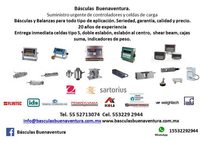Celdas de Carga Acero Inoxidable